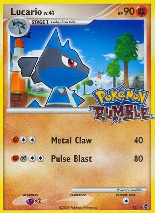 Lucario (12/16) [Pokémon Rumble] Holofoil