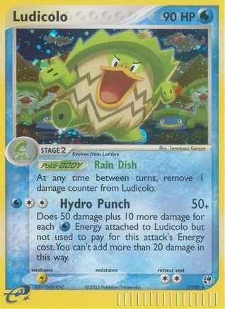 Ludicolo (7/100) [EX: Sandstorm] Reverse Holofoil