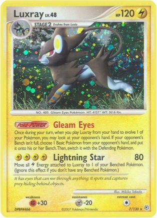Luxray (7/130) [Diamond & Pearl: Base Set] Reverse Holofoil