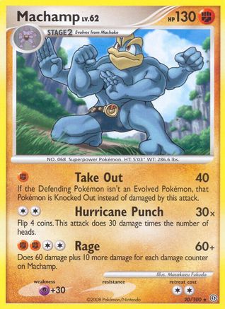 Machamp (20/100) [Diamond & Pearl: Stormfront] Reverse Holofoil