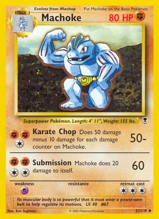 Machoke (51/110) [Legendary Collection] Reverse Holofoil
