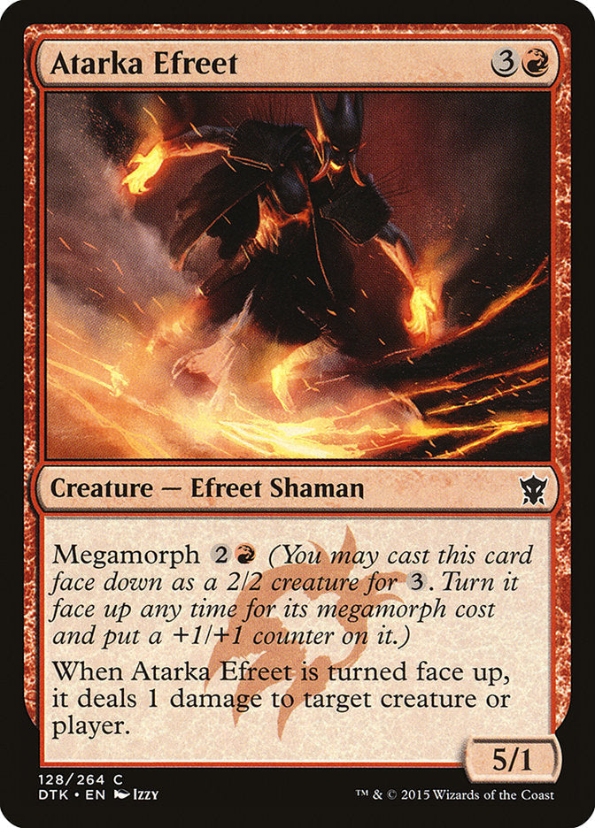 Atarka Efreet [Dragons of Tarkir] Foil