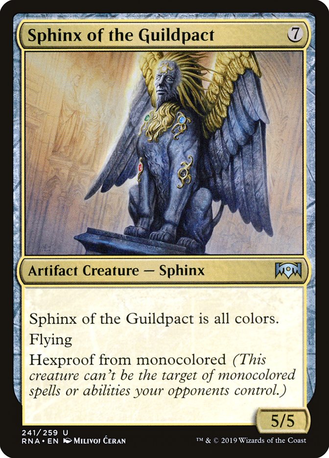 Sphinx of the Guildpact [Ravnica Allegiance] Foil