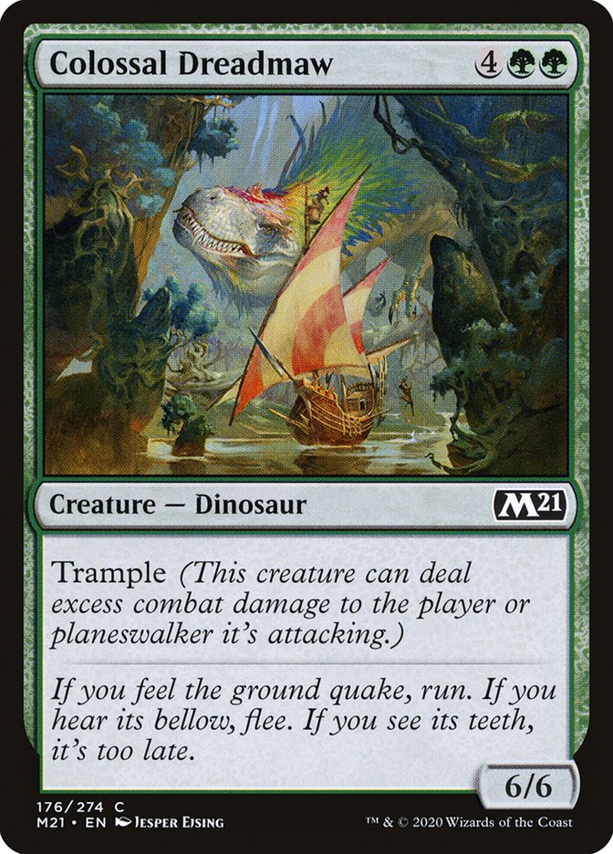 Colossal Dreadmaw [Core Set 2021] Foil