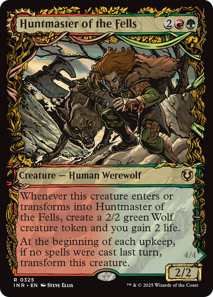 Huntmaster of the Fells // Ravager of the Fells (Showcase) [Innistrad Remastered] Foil