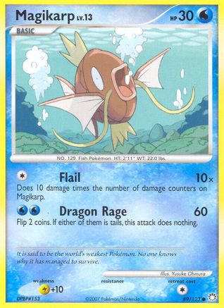 Magikarp (89/123) [Diamond & Pearl: Mysterious Treasures] Reverse Holofoil