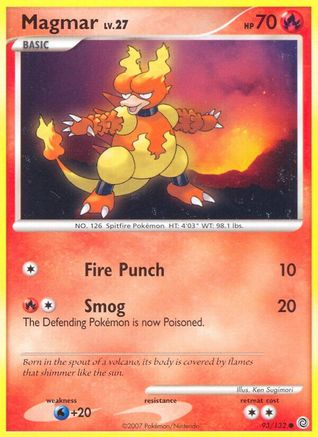 Magmar (93/132) [Diamond & Pearl: Secret Wonders] Reverse Holofoil