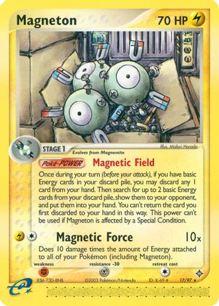 Magneton (17/97) [EX: Dragon] Reverse Holofoil
