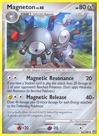 Magneton (42/100) [Diamond & Pearl: Stormfront] Reverse Holofoil