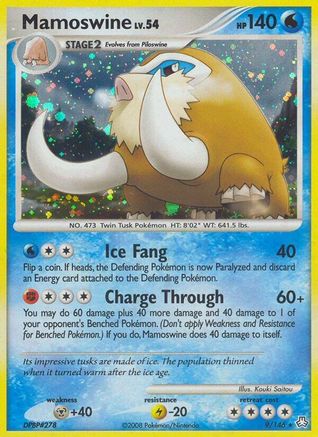 Mamoswine (9/146) [Diamond & Pearl: Legends Awakened] Reverse Holofoil