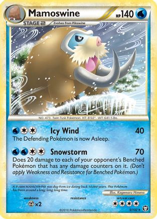 Mamoswine (5/102) [HeartGold & SoulSilver: Triumphant] Reverse Holofoil