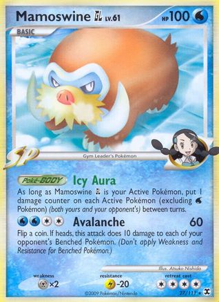 Mamoswine GL (27/111) [Platinum: Rising Rivals] Reverse Holofoil