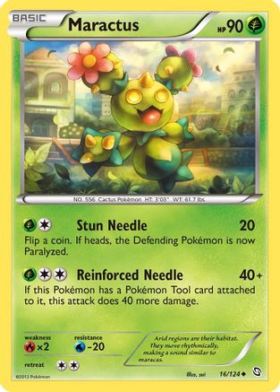 Maractus (16/124) [Black & White: Dragons Exalted] Reverse Holofoil