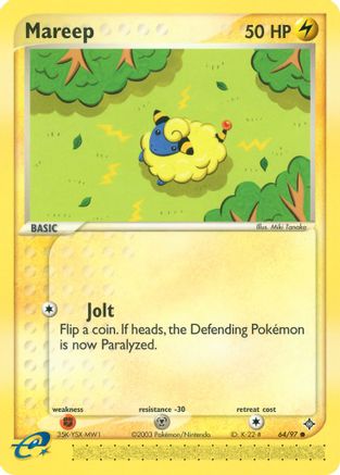 Mareep (64/97) [EX: Dragon] Reverse Holofoil
