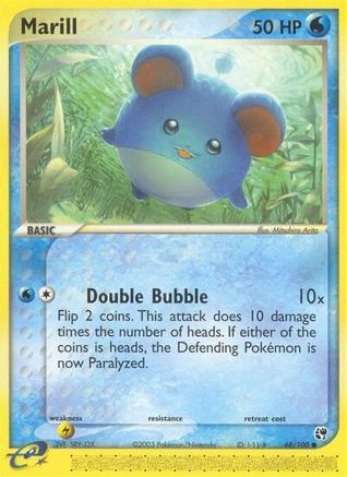 Marill (68/100) [EX: Sandstorm] Reverse Holofoil