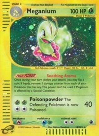 Meganium (18/165) [Expedition: Base Set] Reverse Holofoil