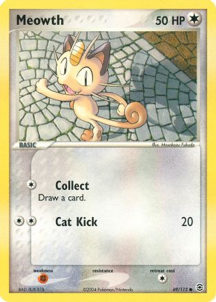 Meowth (69/112) [EX: FireRed & LeafGreen] Reverse Holofoil