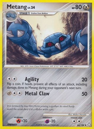 Metang (64/146) [Diamond & Pearl: Legends Awakened] Reverse Holofoil