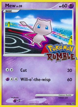 Mew (10/16) [Pokémon Rumble] Holofoil