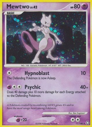 Mewtwo (11/146) [Diamond & Pearl: Legends Awakened] Reverse Holofoil