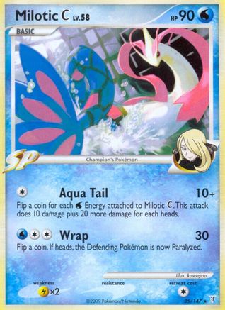 Milotic C (35/147) [Platinum: Supreme Victors] Reverse Holofoil