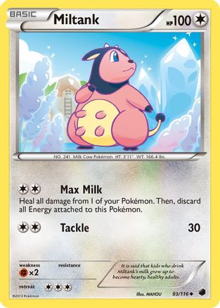 Miltank (93/116) [Black & White: Plasma Freeze] Reverse Holofoil