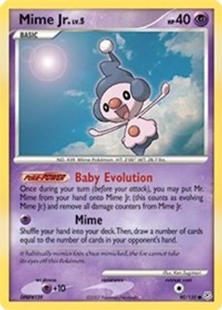 Mime Jr. (90/130) [Diamond & Pearl: Base Set] Reverse Holofoil