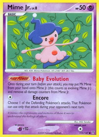 Mime Jr. (115/147) [Platinum: Supreme Victors] Reverse Holofoil