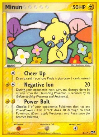 Minun (4/17) [POP Series 3] Holofoil