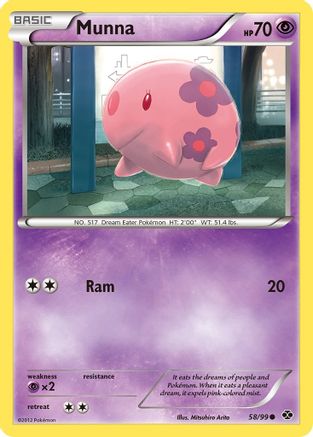 Munna (58/99) [Black & White: Next Destinies] Reverse Holofoil