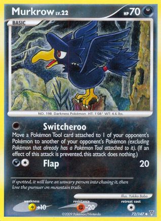 Murkrow (72/147) [Platinum: Supreme Victors] Reverse Holofoil