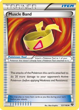 Muscle Band (121/146) [XY: Base Set] Reverse Holofoil