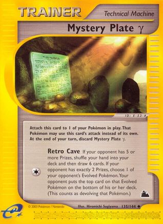 Mystery Plate Gamma (135/144) [Skyridge] Reverse Holofoil