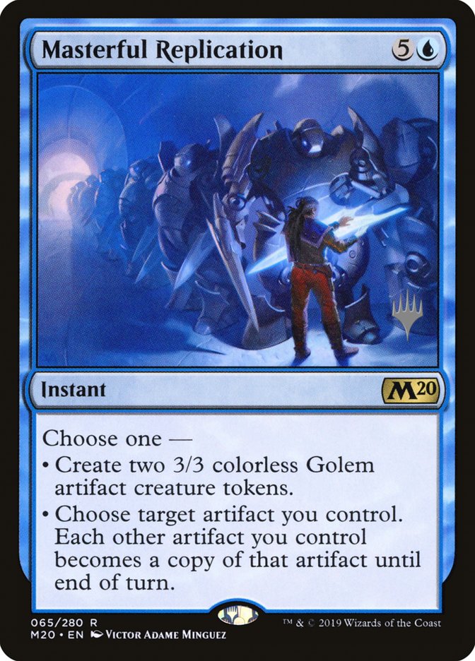 Masterful Replication (Promo Pack) [Core Set 2020 Promos] Foil
