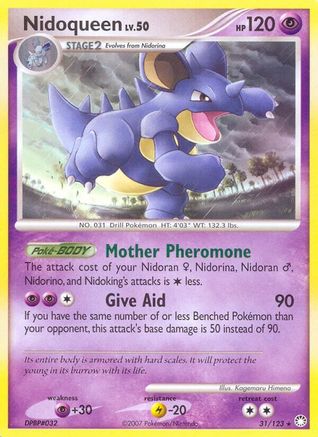 Nidoqueen (31/123) [Diamond & Pearl: Mysterious Treasures] Reverse Holofoil