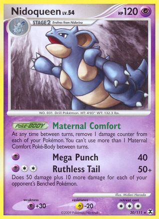 Nidoqueen (30/111) [Platinum: Rising Rivals] Reverse Holofoil