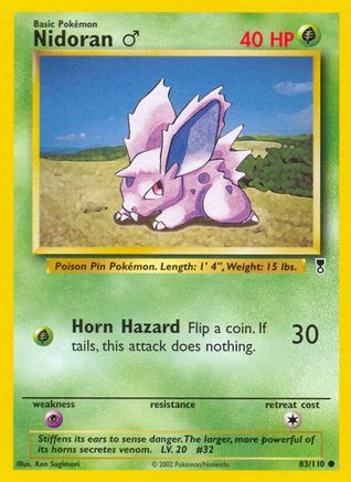 Nidoran (83/110) (Male) [Legendary Collection] Reverse Holofoil
