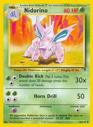 Nidorino (56/110) [Legendary Collection] Reverse Holofoil