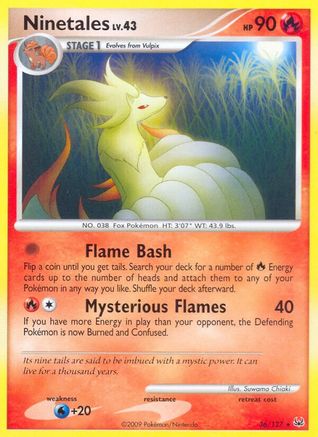 Ninetales (36/127) [Platinum: Base Set] Reverse Holofoil