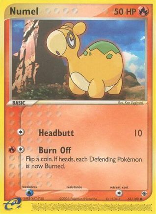 Numel (61/109) [EX: Ruby & Sapphire] Reverse Holofoil