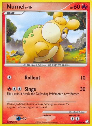 Numel (110/146) [Diamond & Pearl: Legends Awakened] Reverse Holofoil