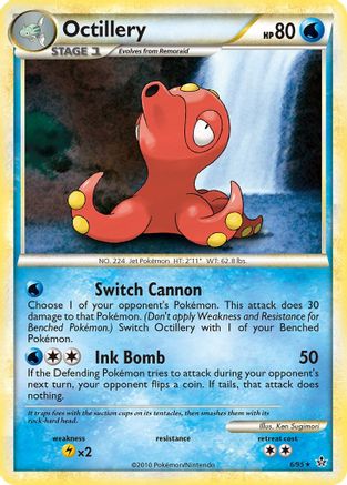Octillery (6/95) [HeartGold & SoulSilver: Unleashed] Reverse Holofoil