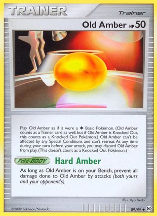 Old Amber (89/99) [Platinum: Arceus] Reverse Holofoil