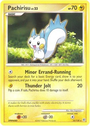 Pachirisu (35/130) [Diamond & Pearl: Base Set] Reverse Holofoil