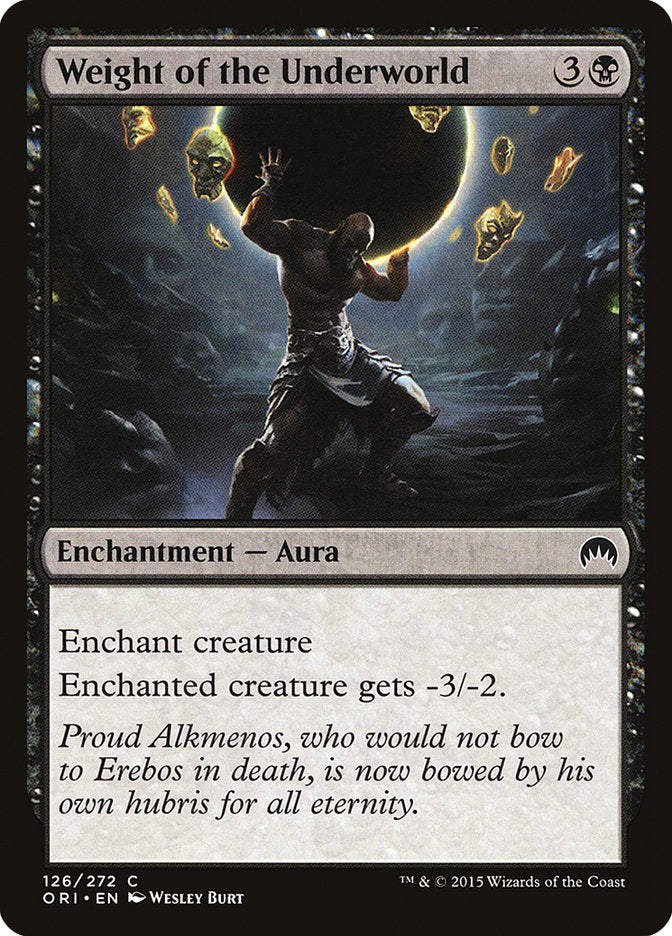 Weight of the Underworld [Magic Origins] Foil