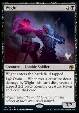 Wight (Promo Pack) [Dungeons & Dragons: Adventures in the Forgotten Realms Promos] Foil