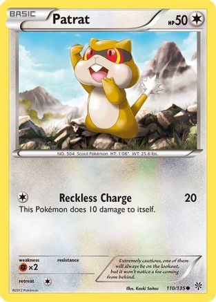 Patrat (110/135) [Black & White: Plasma Storm] Reverse Holofoil