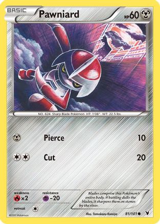Pawniard (81/101) [Black & White: Noble Victories] Reverse Holofoil