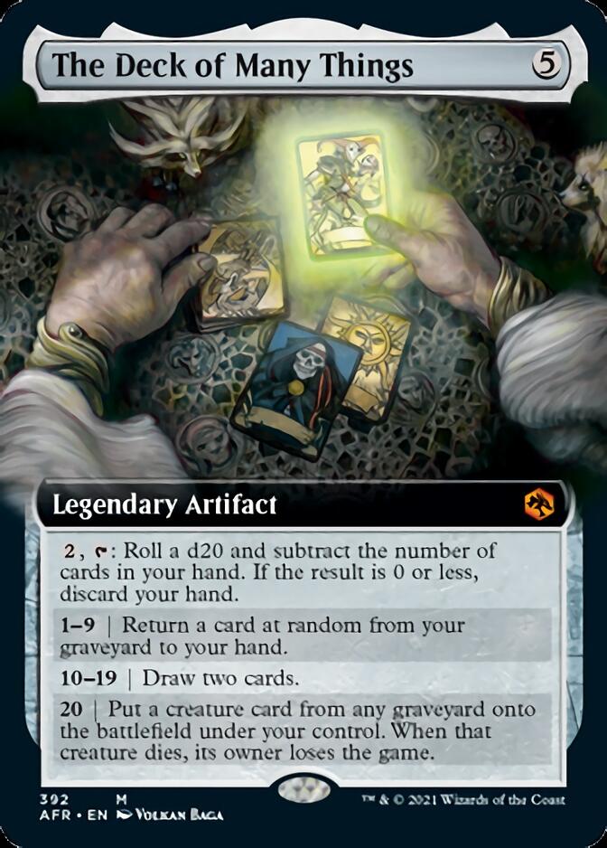 The Deck of Many Things (Extended Art) [Dungeons & Dragons: Adventures in the Forgotten Realms] Foil