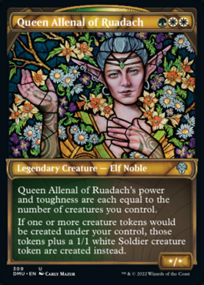 Queen Allenal of Ruadach (Showcase) [Dominaria United] Foil